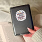 Midnight Book Readers Club – 3" Waterproof Bookish Sticker with Holo Overlay – Reading, Books, Reader Gift, Book Lover