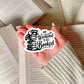 My Weekend is All Booked Racoon – 3" Waterproof Bookish Sticker with Holo Overlay – Reading, Books, Reader Gift, Book Lover