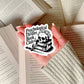 Psychological Thriller Book Club – 3" Waterproof Bookish Sticker with Holo Overlay – Reading, Books, Reader Gift, Book Lover