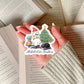 All Booked For Christmas – 3" Waterproof Bookish Sticker with Holo Overlay – Reading, Books, Reader Gift, Book Lover