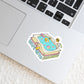 Dive into Reading Summer Booktok – 3" Waterproof Bookish Sticker with Holo Overlay – Reading, Books, Reader Gift, Book Lover