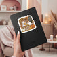 Fall Themed Ghosts Reading Books – 3" Waterproof Bookish Sticker with Holo Overlay – Reading, Books, Reader Gift, Book Lover