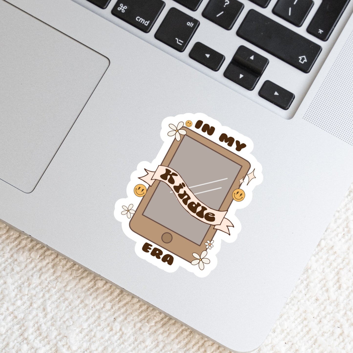 In My Kindle Era Book Reading Sticker – 3" Waterproof Bookish Sticker with Holo Overlay – Reading, Books, Reader Gift, Book Lover