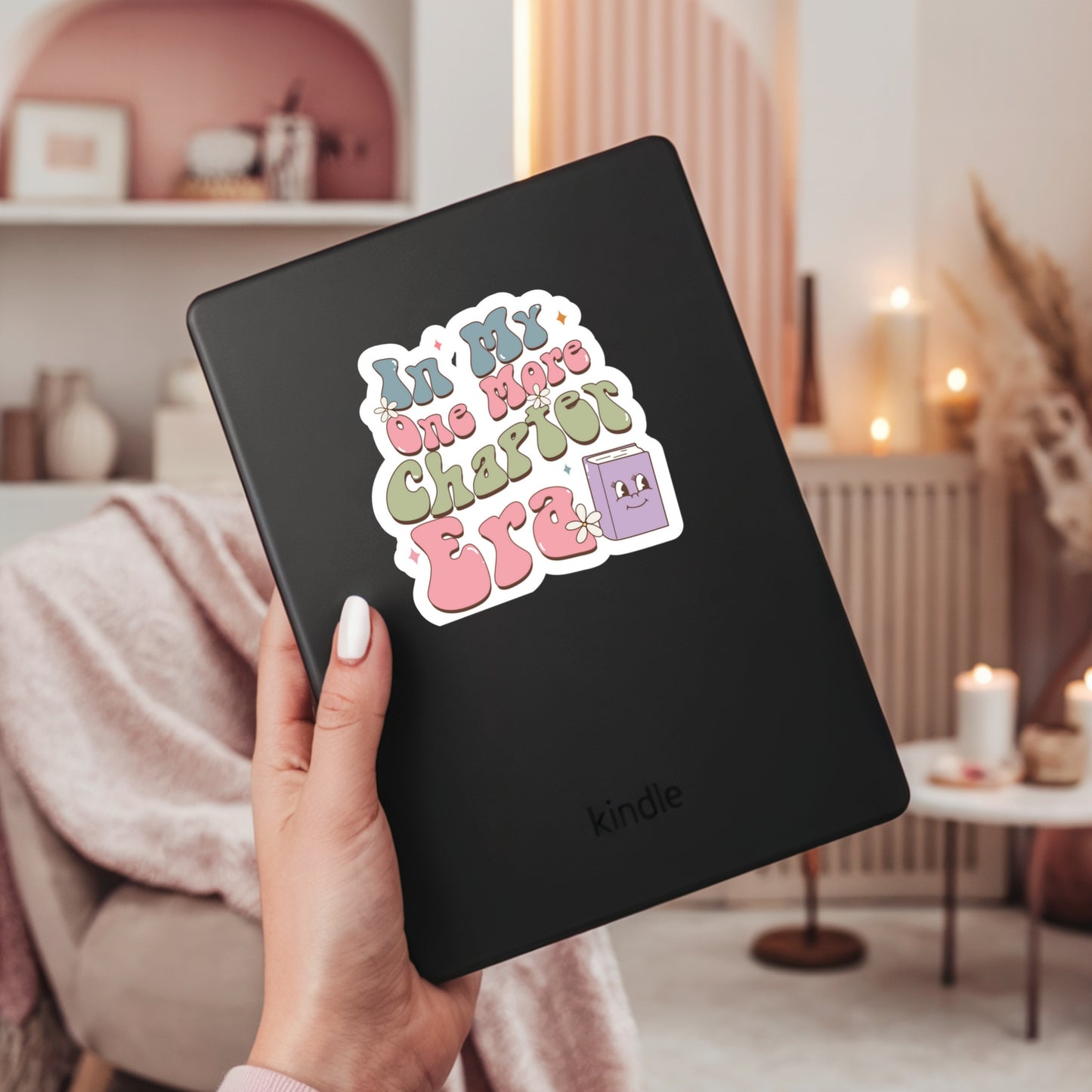 In My One Room Chapter Era Book Reading Sticker – 3" Waterproof Bookish Sticker with Holo Overlay – Reading, Books, Reader Gift, Book Lover, Bookstore