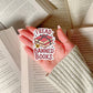 I Read Banned Books Book Reader Sticker – 3" Waterproof Bookish Sticker with Holo Overlay – Reading, Books, Reader Gift, Book Lover, Bookstore Merch