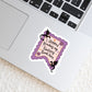 I Stopped Reading My Fantasy Book Here Book Reader Sticker – 3" Waterproof Bookish Sticker with Holo Overlay – Reading, Books, Reader Gift, Book Lover, Bookstore Merch