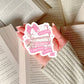 I've Lived a Thousand Lives Pink Girlie Coquette Book Reader Sticker – 3" Waterproof Bookish Sticker with Holo Overlay – Reading, Books, Reader Gift, Book Lover, Bookstore Merch
