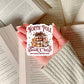 North Pole Book Club Christmas Book Reader Sticker – 3" Waterproof Bookish Sticker with Holo Overlay - Book Lover, Bookstore Merch