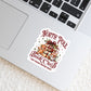 North Pole Book Club Christmas Book Reader Sticker – 3" Waterproof Bookish Sticker with Holo Overlay - Book Lover, Bookstore Merch