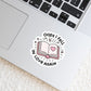 Opps I Fell in Love Again Book Reader Sticker – 3" Waterproof Bookish Sticker with Holo Overlay – Reading, Books, Reader Gift, Book Lover, Bookstore Merch