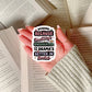 Reading Because Reality is Overrated Book Reader Sticker – 3" Waterproof Bookish Sticker with Holo Overlay – Reading, Books, Reader Gift, Book Lover, Bookstore Merch
