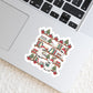 Reading Ghosts Chrostmas Book Reader Sticker – 3" Waterproof Bookish Sticker with Holo Overlay – Reading, Books, Reader Gift, Book Lover, Bookstore Merch
