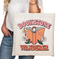Bookstore Wanderer Bookish Tote Bag – Reading Tote for Book Lovers – Book Reader Bag - Romance Reader Tote - Book Store Merchandise
