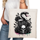 Dark Romance Book Club Snake Bookish Tote Bag – Reading Tote Book Lovers – Book Reader Bag - Romance Reader Tote - Book Store Merchandise