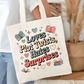 Loves Plot Twists Hates Surprises Bookish Tote Bag – Reading Tote for Book Lovers – Book Reader Bag - Romance Reader Tote - Book Store Merchandise