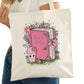 Book Girlie Bookish Tote Bag – Reading Tote for Book Lovers – Book Reader Bag - Romance Reader Tote - Book Store