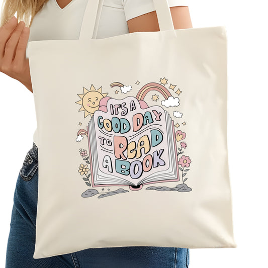 It's a Good Day to Read a Books Bookish Tote Bag – Reading Tote for Book Lovers – Book Reader Bag - Romance Reader Tote - Book Store
