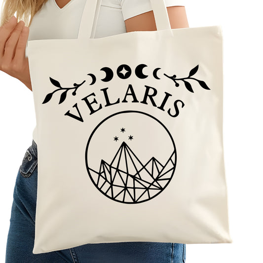 ACOTAR Velaris Bookish Tote Bag – Reading Tote for Book Lovers – Book Reader Bag - Romance Reader Tote - Book Store