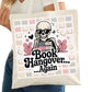 Book Hangover Again Bookish Tote Bag – Reading Tote for Book Lovers – Book Reader Bag - Romance Reader Tote - Book Store
