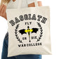 Basgaith War College Fly or Die Bookish Tote Bag – Reading Tote for Book Lovers – Book Reader Bag - Romance Reader Tote - Book Store