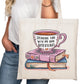 Spending Time With My Book Boyfriends Bookish Tote Bag – Reading Tote for Book Lovers – Book Reader Bag - Romance Reader Tote - Book Store