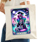 Brains Before Boys Tarot Bookish Tote Bag – Reading Tote for Book Lovers – Book Reader Bag - Romance Reader Tote - Book Store