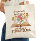 Buy Me Books and Tell Me to STFUATTDLAGG Bookish Tote Bag – Reading Tote for Book Lovers – Book Reader Bag - Romance Reader Tote - Book Store