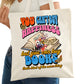 You can Buy Books  Bookish Tote Bag – Reading Tote for Book Lovers – Book Reader Bag - Romance Reader Tote - Book Store
