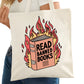 Read Banned Books Bookish Tote Bag – Reading Tote for Book Lovers – Book Reader Bag - Romance Reader Tote - Book Store