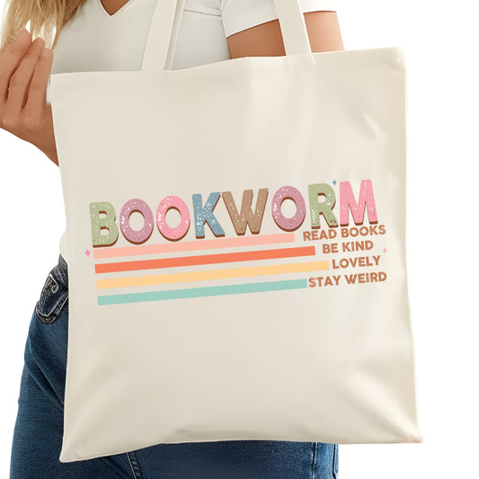 Bookworm Definition CORRECT Bookish Tote Bag – Reading Tote for Book Lovers – Book Reader Bag - Romance Reader Tote - Book Store