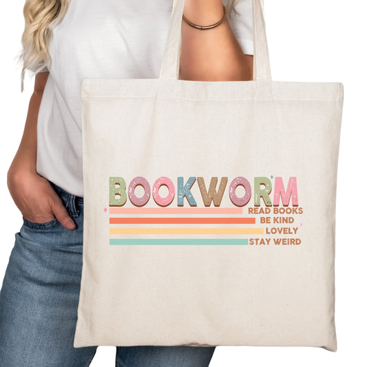 Bookworm Definition CORRECT Bookish Tote Bag – Reading Tote for Book Lovers – Book Reader Bag - Romance Reader Tote - Book Store