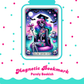 Magnetic Bookmark, Brains Before Boys Tarot Card Laminated with Holographic Overlay, Waterproof, Bookstore Merch, Book Reader