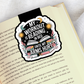 Magnetic Bookmark, My Workout is Reading in Bed Until My Arms Hurt Laminated Holographic Overlay, Waterproof, Bookstore Merch, Book Reader