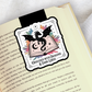 Magnetic Bookmark, Obsessed with Dragons and Dark Lords Romantasy Laminated w/ Holographic Overlay, Waterproof, Bookstore Merch, Book Reader