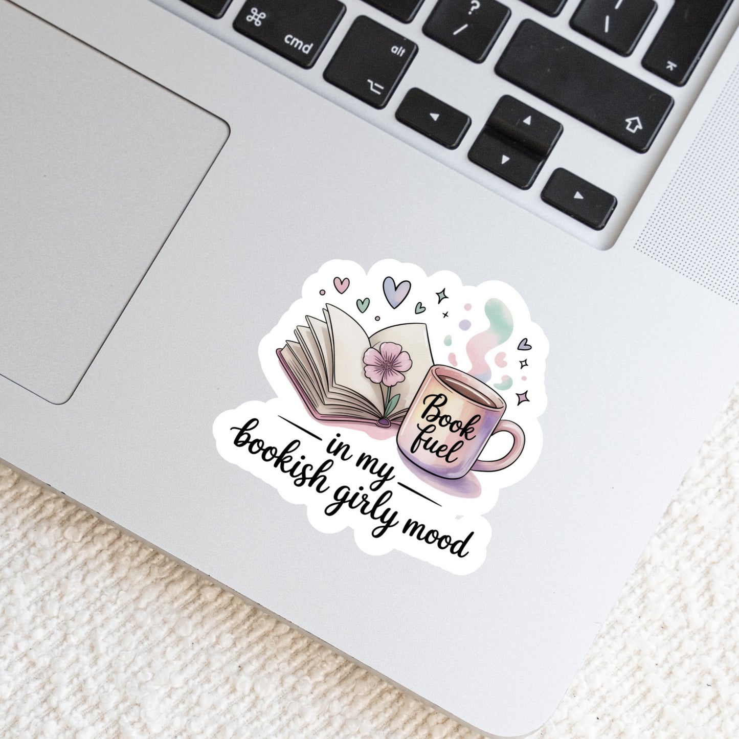 In My Bookish Girl Mood Book Reader Sticker – 3" Waterproof Bookish Sticker with Holo Overlay – Reading, Books, Reader Gift, Book Lover