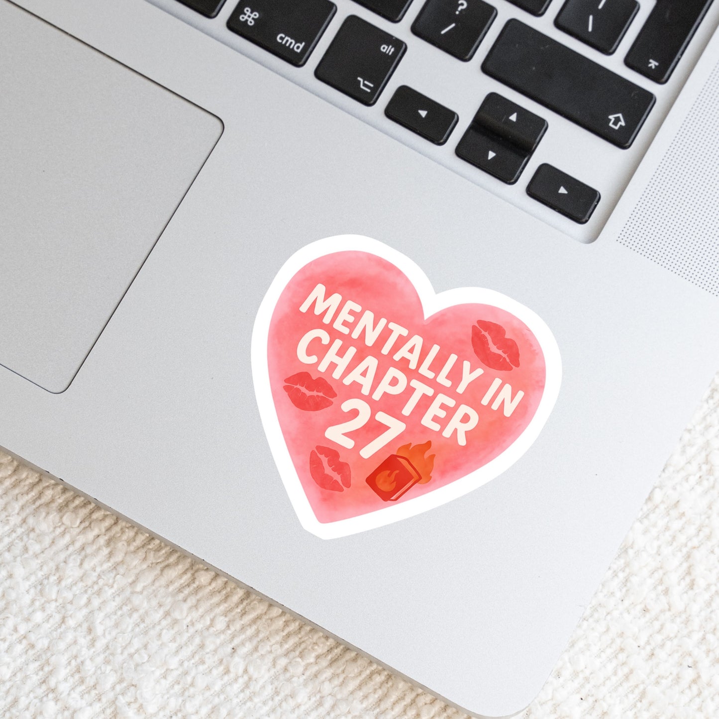 Mentally in Chapter 27 Book Reader Sticker – 3" Waterproof Bookish Sticker with Holo Overlay – Reading, Books, Book Lover, Bookstore