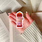Spice Scale Romance Book Reader Sticker – 3" Waterproof Bookish Sticker with Holo Overlay – Reading, Books, Book Lover, Bookstore