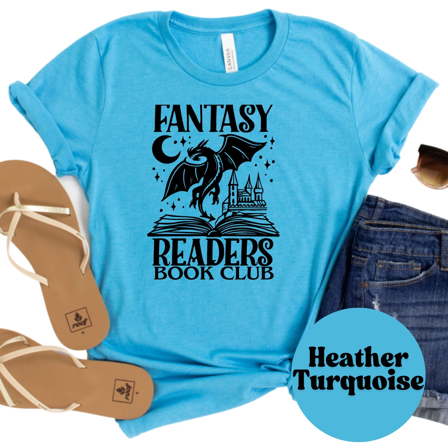 Fantasy Readers Book Club Book Reader Shirt, Book Lover Comfy Soft Tee, Reading Lover Top, Bookish Graphic, Gift for Readers