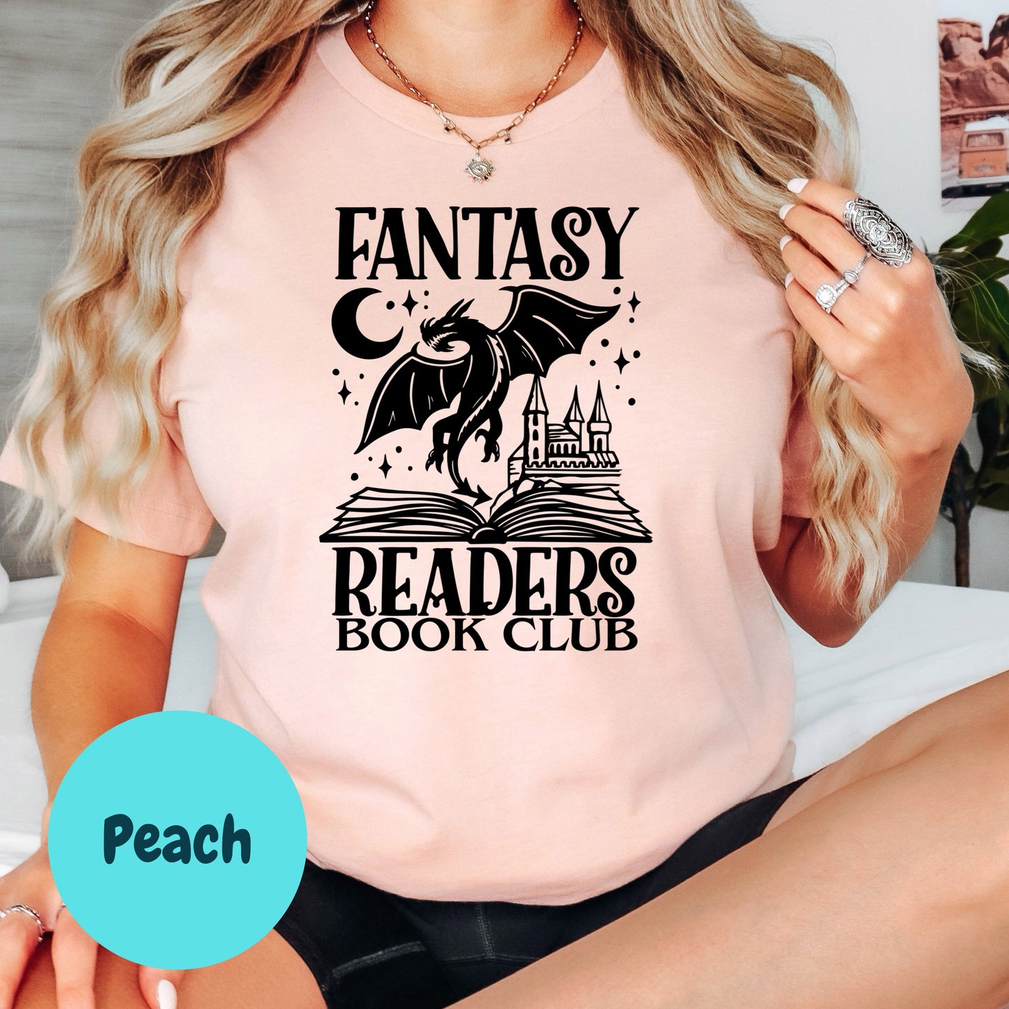 Fantasy Readers Book Club Book Reader Shirt, Book Lover Comfy Soft Tee, Reading Lover Top, Bookish Graphic, Gift for Readers