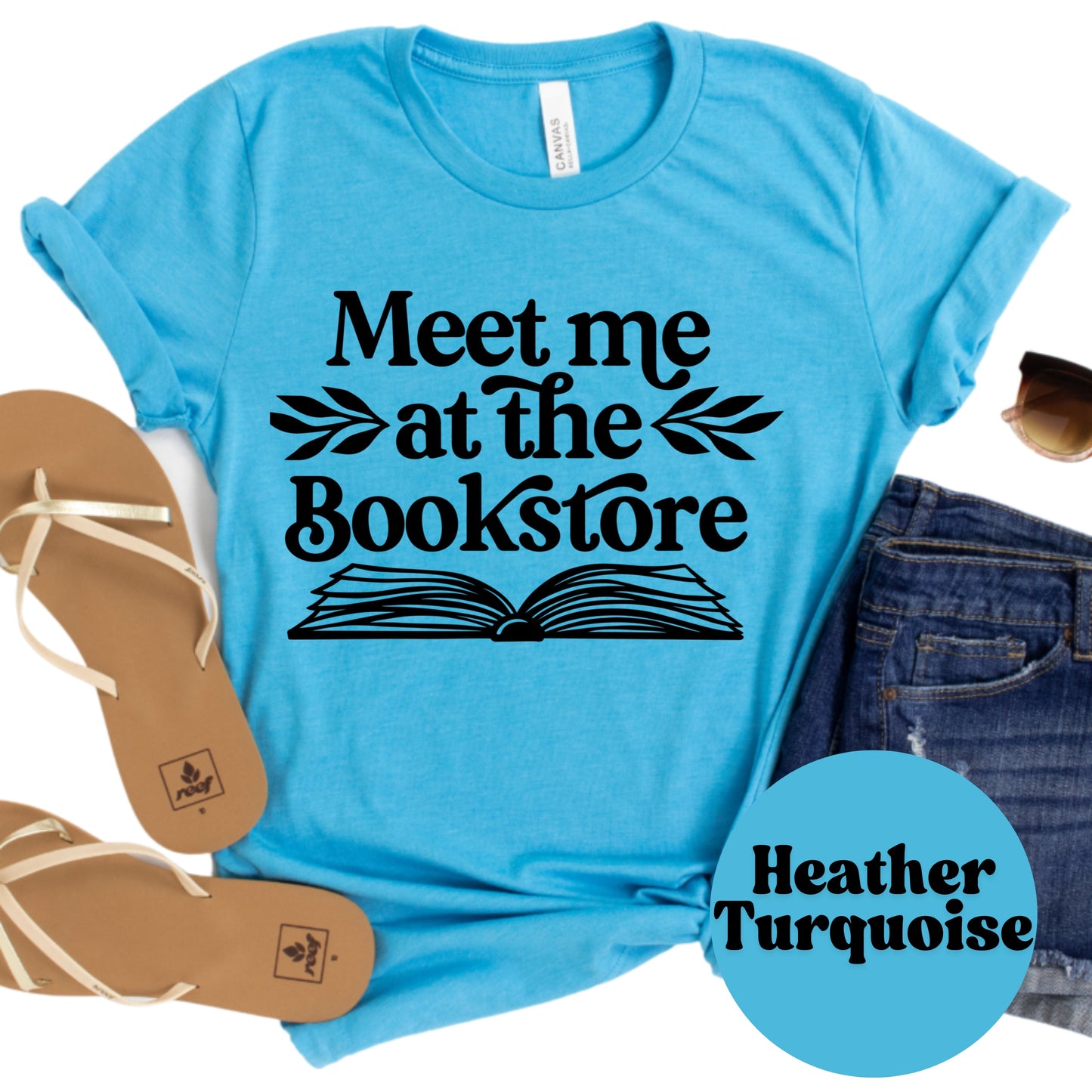 Meet Me at the Bookstore Book Reader Shirt, Book Lover Comfy Soft Tee, Reading Lover Top, Bookish Graphic, Gift for Readers