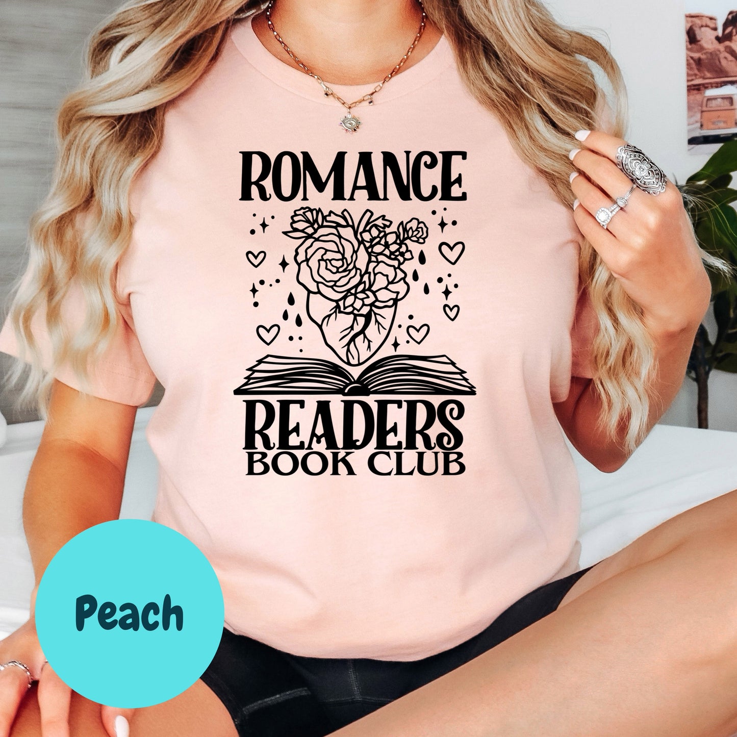 Romance Readers Book Club Shirt, Book Lover Comfy Soft Tee, Reading Lover Top, Bookish Graphic, Gift for Readers